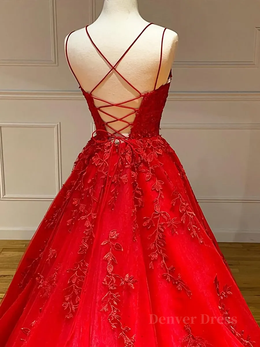 Backless Red Lace Prom Dresses Red Backless Lace Formal Evening Graduation Dresses