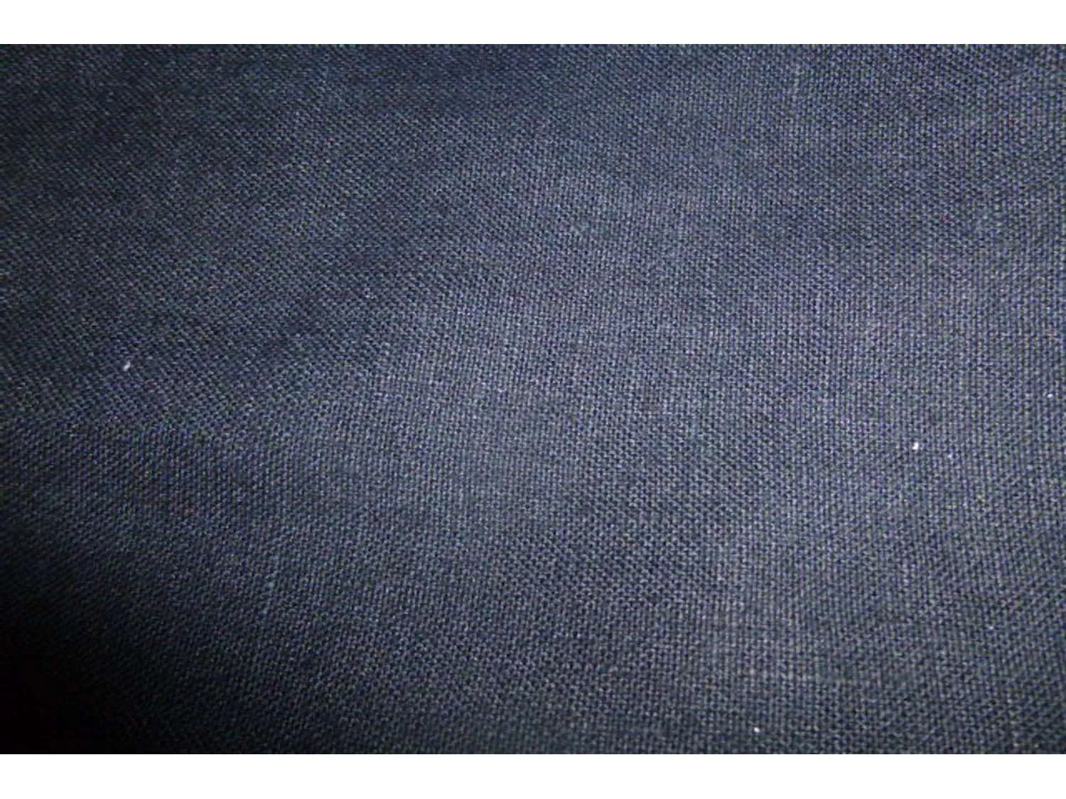 BLUE BLACK  Luxury Pure Linen Fabric - Superior Quality CLEARANCE price bargain bucket