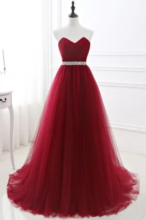 Buy cheap evening dresses long burgundy prom dresses online