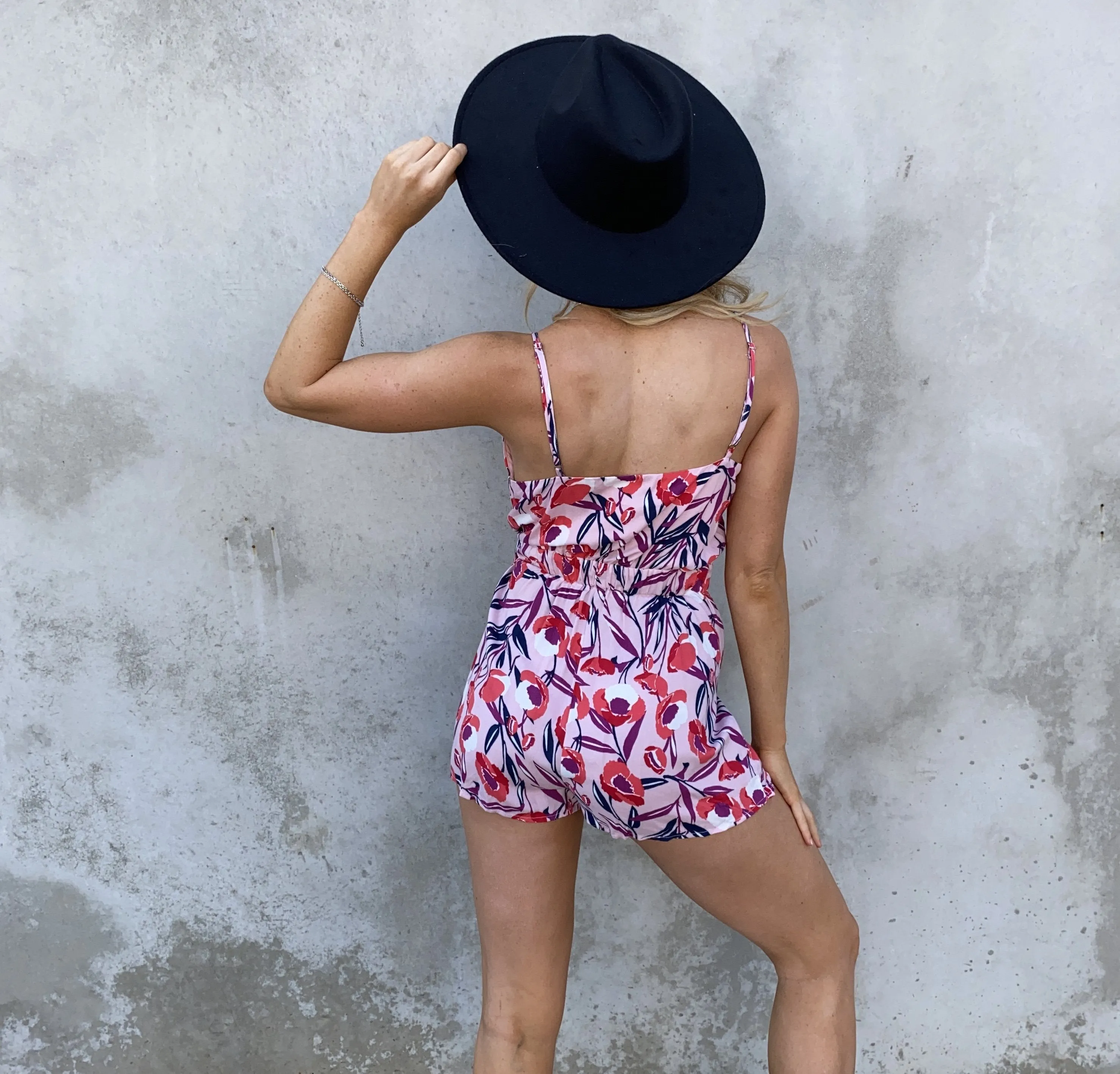 Floral Delight Wrap Romper