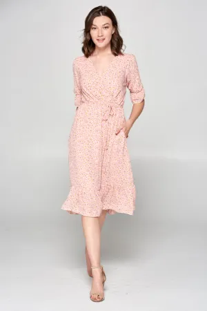 Jessica Floral Wrap Dress