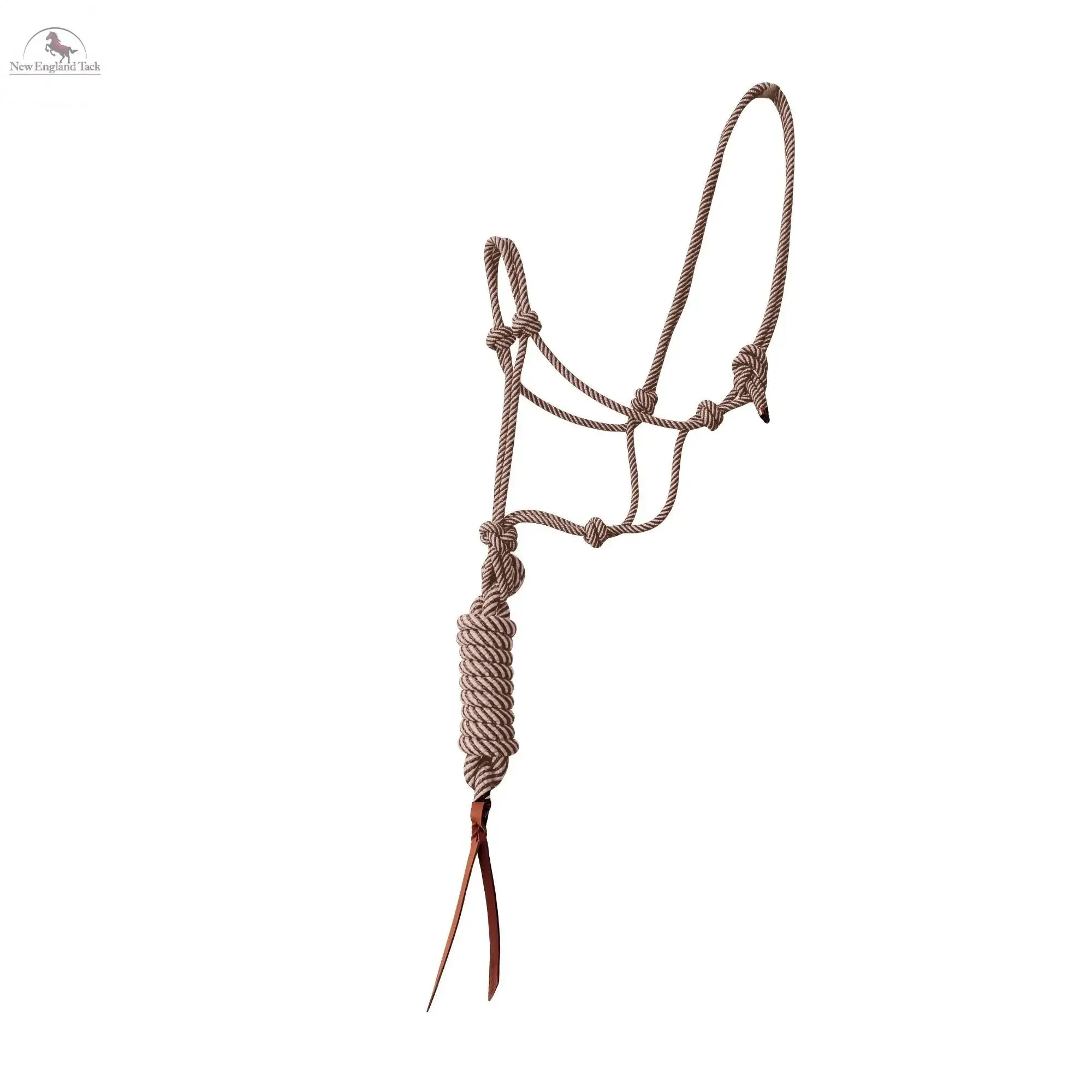 Resistance Nylon Two Tone Rope Horse Halter With 9 Ft Matching Lead