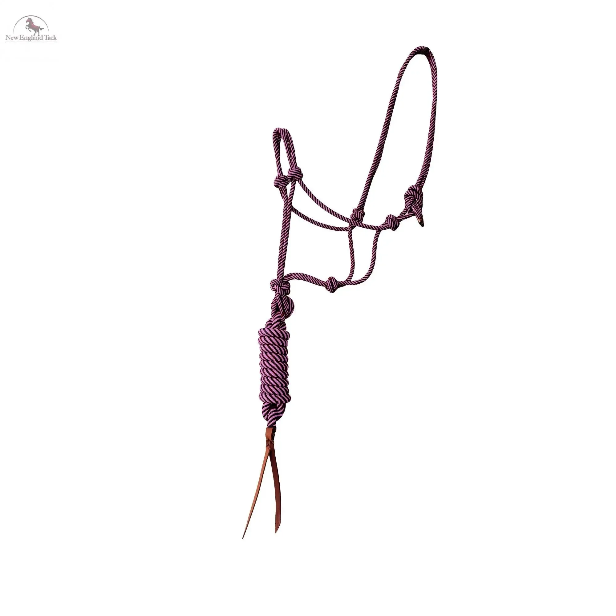 Resistance Nylon Two Tone Rope Horse Halter With 9 Ft Matching Lead