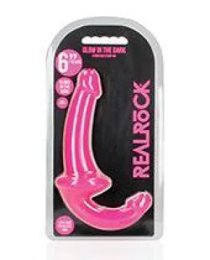 Glow-in-the-Dark Realrock 6 Strapless Strap-On Dildo