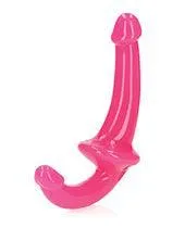 Glow-in-the-Dark Realrock 6 Strapless Strap-On Dildo