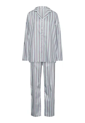 Sleep And Lounge Long Sleeve Pajama Set | Balanced Stripe 72414-2164