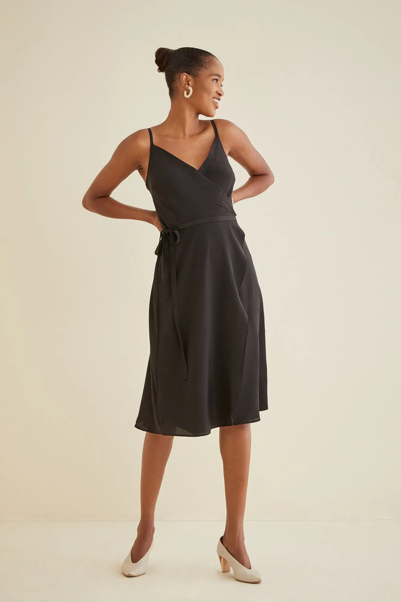 Varden Silk Wrap Dress