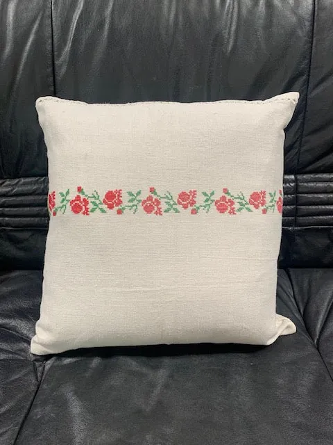 Vintage Linen Pillow  #5404